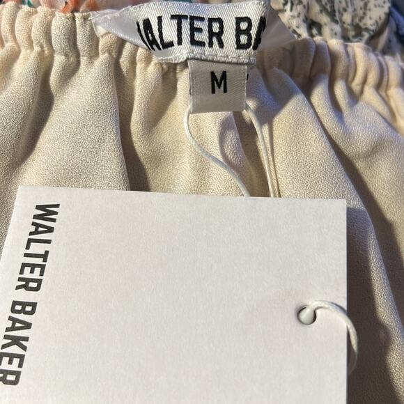 WALTER BAKER Sienna Floral Off the Shoulder Crop Top Size M NWT - Picture 4 of 10